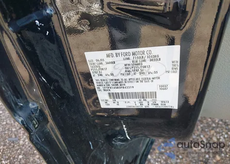 2005 Ford F-150 Fx4/Lariat/Xl/Xlt из США, поврежденный, VIN 1FTPX14585FB43319